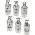 Miniatyrbillede 1 af 5: E14 Flammepære Sockel, Termoplast, Sort, Ses 52 mm Høj, 1/8 Ips Hickey-gevind