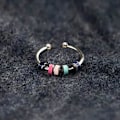 Miniatyrbillede 5 af 5: Fidget-ringe til angst for kvinder, 3 stk. emalje-spinderinge til angst