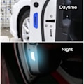 Miniatyrbillede 4 af 5: Universal døråben refleks advarselsmærkater Auto åben skilt A CDQ