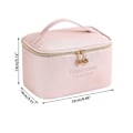 Miniatyrbillede 4 af 5: PU kosmetisk taske makeup taske sort black
