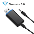 Miniatyrbilde 1 av 3: Bluetooth-sender for TV, trådløs Bluetooth 5.0-sender lydadapter trådløs 3,5 mm-adapter for hodetelefoner PC TV bærbar PC og mer