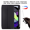 Miniatyrbilde 3 av 4: CDQ Tech-Protect iPad 10.9 2022 Etui SmartCase svart