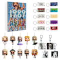 Miniatyrbillede 1 af 4: Julemusikelsker Adventsnedtællingsdekoration 24 Dage Jule-nedtællingskalender DIY Smykkefremstillingskit Gave 22 Charm Perler Hængende til H