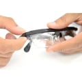 Miniatyrbillede 3 af 5: Justerbare styrke læsebriller Variabelt fokusafstand Vision sorte onesize
