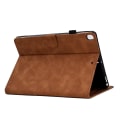 Pikkukuva 4 / 5: Samsung Galaxy Tab A7 Lite 8,7-tums T220 / T225 suojakotelo, perhoskukka-kuvioitu kohokuvioitu PU-nahkatikkauslinja Flip Brown