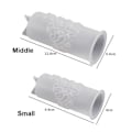 Miniatyrbillede 2 af 5: 3D Cylinderform Kakaform MELLT Mellem Middle