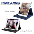Pikkukuva 4 / 10: iPad-kotelo 10.2 2021/2020/2019 / Air 3 / Pro 10.5 suojakotelo Black Svart