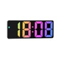 LED Digital Väggklocka - Extra stor display med tid, datum & temperatur | Sängbords-/Väggklocka med larmfunktion_TF_TF