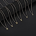 Miniatyrbilde 2 av 5: Skyrim Rustfritt stål A-z Initial Letter Halskjede for kvinner Trend Minimalistisk Alfabet Choker Halskjede Smykker Bursdagsgave Gullfarge B