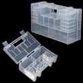 Miniatyrbild 5 av 5: Plast batterilåda förvaringsväska Case Organizer för AA AAA C one size