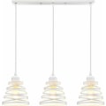 Miniatyrbillede 1 af 4: GROOFOO 3 lamper loftslampe retro kreativ lysekrone loftslampe Spiral Cascading Design Vintage metal