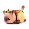 Miniatyrbild 2 av 3: Aphmau Meemeows Plyschdocka Kattdocka Mjukkudde Leksak Chinchilla Meemeows - Perfekt Taco Meemeows Taco meemeows