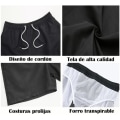 Miniatyrbild 2 av 2: Baddräkt för män Casual Beach Shorts white L zdq