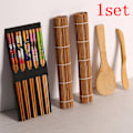 Pikkukuva 1 / 5: 14 st/ set DIY bambu sushi maker set ris sushi making kit rulla