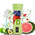 Pikkukuva 1 / 3: Kannettava Blenderi, Mini Smoothie Blenderi MilkShakes Mehukone Kupi Vauvanruokakone, USB-Latautuva 380 ml Kuusi Terää