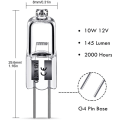 Miniatyrbild 2 av 5: G4 halogenlampor 10W 12V - Varmvita - 10-pack 10W 10pcs 10W