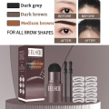 Miniatyrbild 2 av 4: EELHOE form vattenfast makeup hårfäste puder Medium brown boxed 1pcs