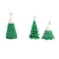 Miniatyrbillede 4 af 5: Lysformer Lys Stearinlys DIY Støbeforme i Silikonform Julekugle julboll