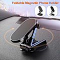 Miniatyrbillede 1 af 11: Magnetisk Biltelefonholder Bilmontering SORT black