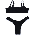 Pikkukuva 1 / 4: CDQ Push-Up-set med stringtrosa och låg midja Black LCDQ
