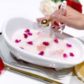 Miniatyrbilde 4 av 5: Kreativ Bordsservise Drikkkopp Milkshake Kald Drikkfat Hvit Ba One Size