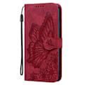 Pikkukuva 1 / 5: Kotelo iPhone Xr:lle Retro Flip Wallet Embossing Butterfly Cover - Punainen null none