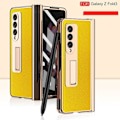Miniatyrbilde 1 av 5: skal / case / etui for Samsung Galaxy Z Fold3 5G gul lila
