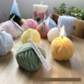 Pikkukuva 2 / 5: ljusformar ljus stearinljus DIY gjutformar i silikonform MJ83 stort nystan av garn MJ83 stort nystan av garn