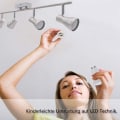 Miniatyrbild 2 av 4: Lampbasomvandlare, 6st E27 till E14 Basomvandlare,
