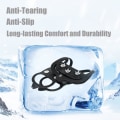 Miniatyrbillede 3 af 4: 2 par Ice Traction Cleat, Universal Halkfri Gripper Spikes, 8 Stål Crampons L
