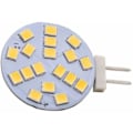 Miniatyrbillede 3 af 5: 6 stk. runde, varmhvide G4 LED-pærer, erstatter