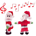 Miniatyrbild 1 av 4: Twerking tomte - [engelsk låt] Twisted Hip, sjungande och dansande elektrisk leksak, Twisted Hip tomtefigur Jul julklapp (jultomte
