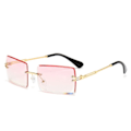 Miniatyrbillede 2 af 3: Raml?sa damsolglas?gon Rimless Square