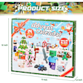 Miniatyrbillede 5 af 5: Julekalender 2024 Minecraft, 24 Dage Legetøjsfigurer Byggeklodser Nedtællingskalender, Drenge Julekalender Overraskelsesgave