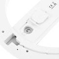 Miniatyrbilde 4 av 4: Digital veggklokke med fjernkontroll, flerfarget lysende atmosfære