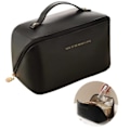 Miniatyrbillede 1 af 5: Rummelig toilettaske - Perfekt til rejser - Makeup taske - Perfekt sort black