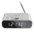 Pikkukuva 1 / 2: Fm-klockradio med Bluetooth-streaming, Spela LED-skärm väckarklocka 1500mah Hi-fi-högtalare med Woo