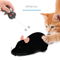 Miniatyrbild 7 av 11: Fjärrkontroll Mus Råtta Möss Elektronisk Leksak för Katt Valp Husdjur brown One-size