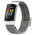 Miniatyrbilde 2 av 6: Fitbit Charge 6 / 5 Armbånd Justerbar Nylon Grå