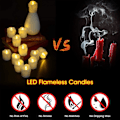 Miniatyrbilde 2 av 4: Solcellelamper med sommerfuglmotiv for utendørs, vanntette hengende LED-lamper for hagedekorasjon Sommerfugl 12 st hög version varm vit med timer Fjäril