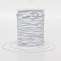Miniatyrbillede 1 af 7: Elastisk Snor til Armbånd, 1 mm x 110 Yards Robust Elastisk Snor til Smykkefremstilling, Halskæder, Perler - V Black and White