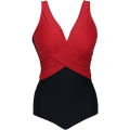 Pikkukuva 1 / 4: CDQ Dambaddräkt V-ringad monokini push-up U-back 1 red-1 MCDQ