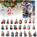 Miniatyrbild 2 av 4: Katt-Adventskalender 2024, 24 Dagar Julnedräkning med Söta Kattdockor, Juldekoration