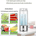 Miniatyrbilde 3 av 4: Hydrogen Generator Vattenflaska, Real Molecular Hydrogen Rich Water Generator Ionizer Maker Machine Flaska med Spe Chamber Technology Hydrogen Water