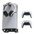 Miniatyrbillede 5 af 5: Vægmonteringssæt til PS5 Slim/PS5 2 Justerbare controllerholdere Sort A1
