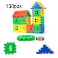 Miniatyrbilde 1 av 5: 130 stk. Husklosser Sifferkuber Småbarn 2+ Puslespill Barneleker 130stk