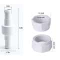 Miniatyrbilde 4 av 5: Poweka D20 sett med 3 roterende koblinger for hageslanger med 6 D15 Fi