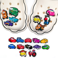 Miniatyrbilde 2 av 5: 20 stk tegneseriebil lastebil Croc sko charms for clogs sandaler sko dekorasjon
