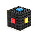 Pikkukuva 5 / 5: 3x3 palapeli Rubikin kuutio rakennuspalikkalelut Valkoinen tausta Vit bakgrund