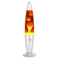 Miniatyrbillede 1 af 4: Orange futuristisk lavalampe med tænd/sluk-knap